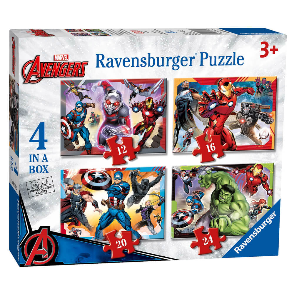 Ravensburger Avengers Assemble - 4 in a Box Jigsaw